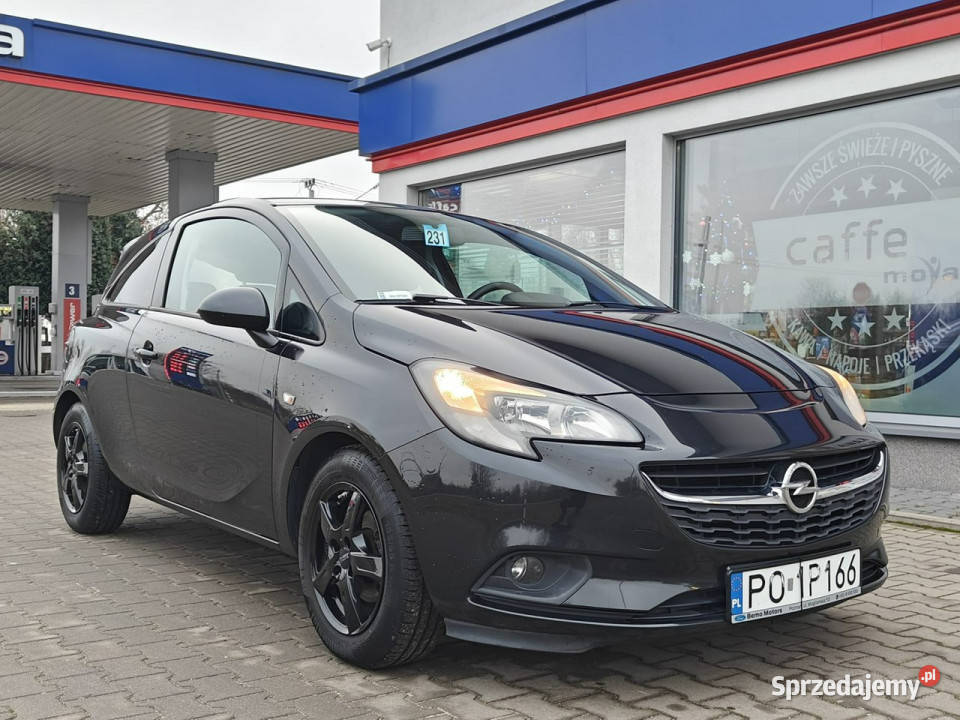 Opel Corsa E 2014 czarny Karczew