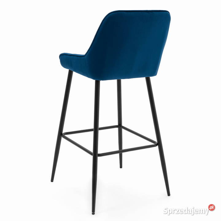 Granatowy Hoker Tapicerowany Vasto Wysyłka 24H Tarchały Małe