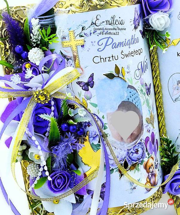 Pamiątka z okazji Chrztu Świętego w formie Zielona Góra