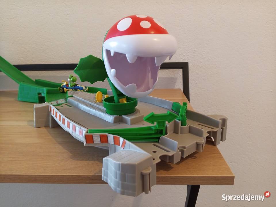 Tor samochodowy HOT WHEELS Mario Kart Piranha Biała Rawska