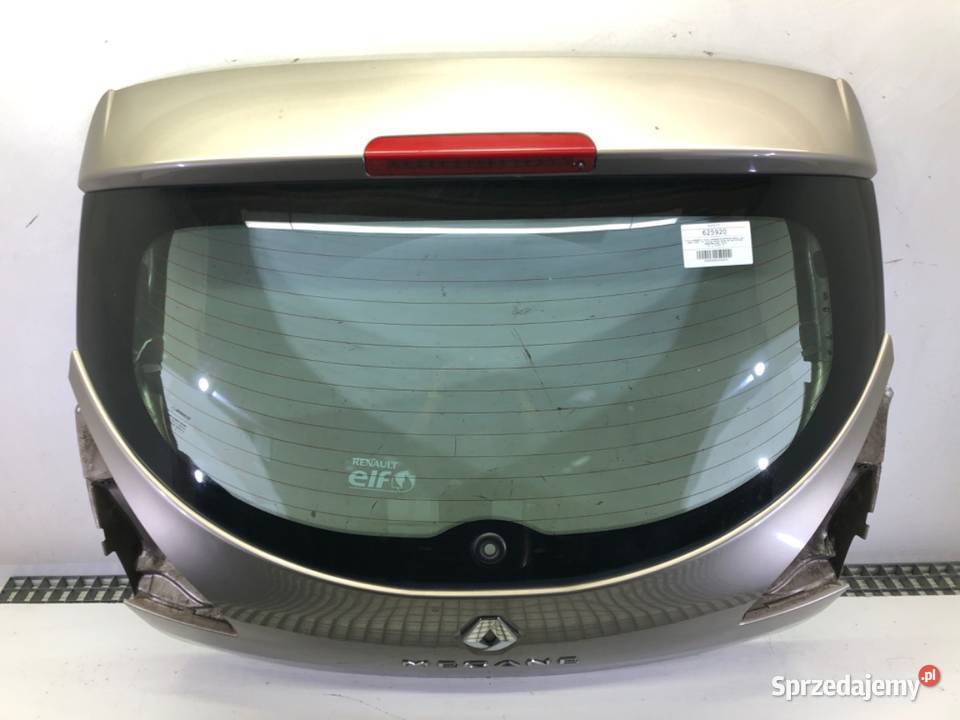 KLAPA TYŁ RENAULT MEGANE III Hatchback TYLNA osobowe