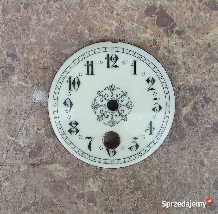 789 Tarcza starego zegara francuza 80mm 22mm tzw Tczew