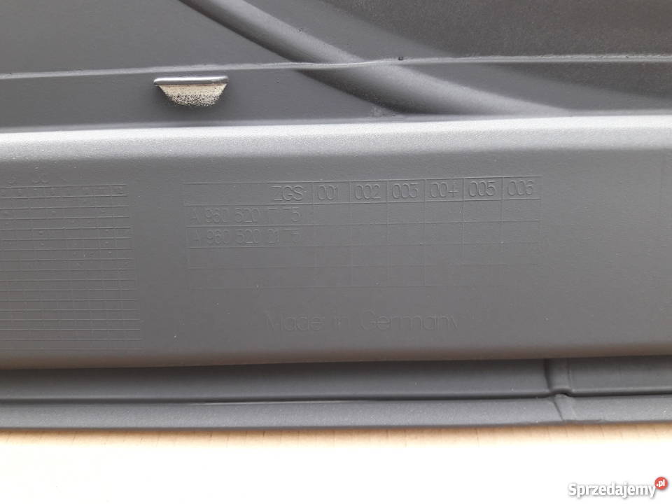 MERCEDES ACTROS MP4 SPOILER OSŁONA MIĘDZYOSIOWA