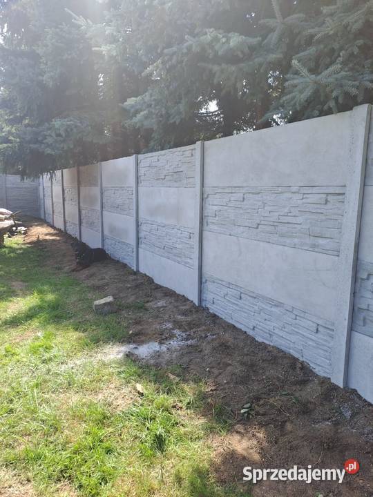 Markowe ogrodzenia betonowe Producent Leszno