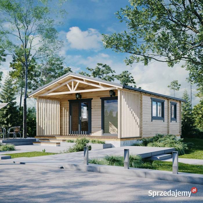 DREWNIANY DOMEK LETNISKOWY HAWANA 336 11 M2 Pozostałe Mrągowo