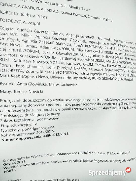 Ciekawi świata wos podręcznik używane szkolne Warszawa