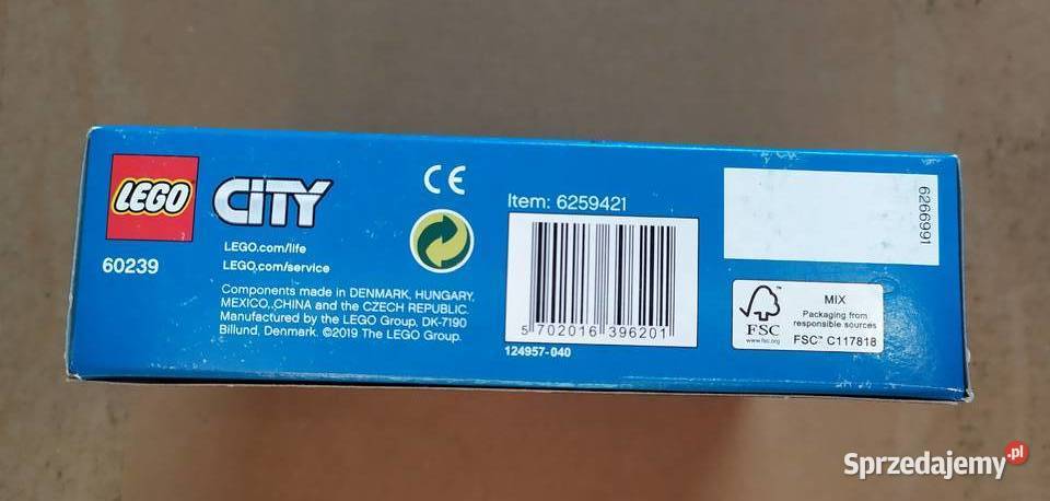 LEGO 60239 City - Samochód policyjny EOL Łódź - Sprzedajemy.pl