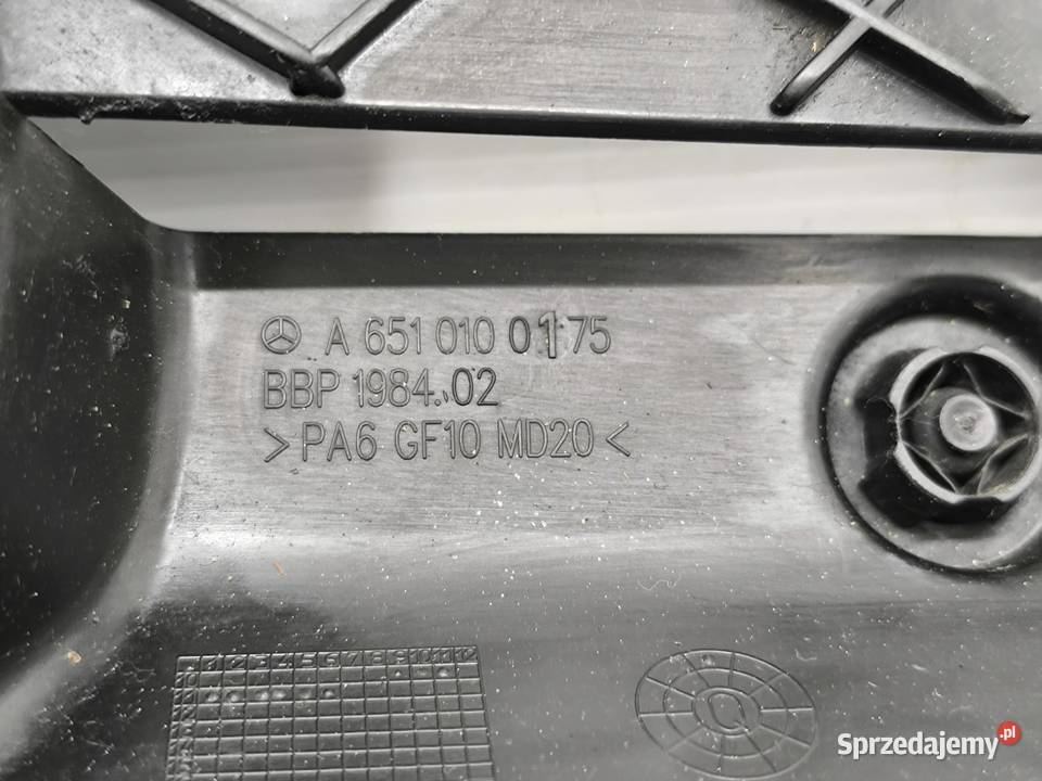 OSŁONA PASKA KLINOWEGO MERCEDES EKLASA W212 22 sprzedam