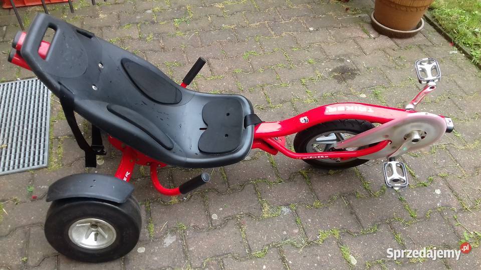 Trójkołowiec Triker czerwony
