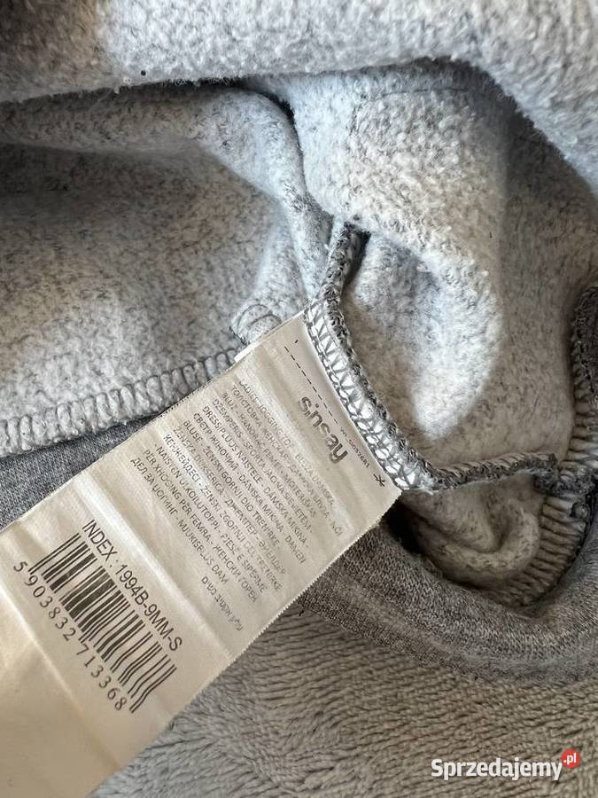 Sweter bluza z kapturem rozsuwana szara sinsay szary/srebrny podkarpackie Jasło