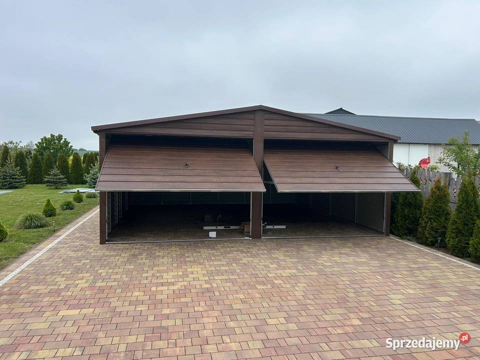 Garaż Blaszany dwustanowiskowy dwuspadowy 6x6 Opole
