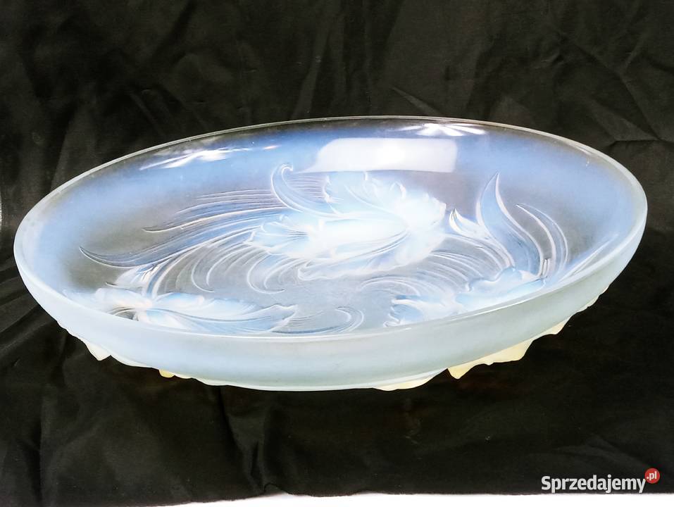 Miska na owoce Szkło opalizujące Verlys Orchidee Antyki, Sztuka, Kolekcje lubuskie