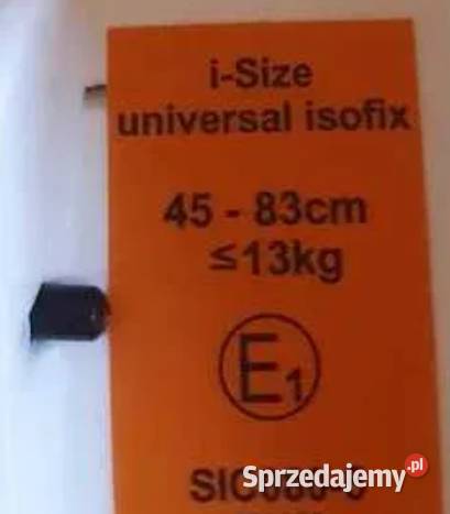 Fotelik nosidełko KIDDY Evoluna iSoFix 013 stan 0 - 13 kg Częstochowa