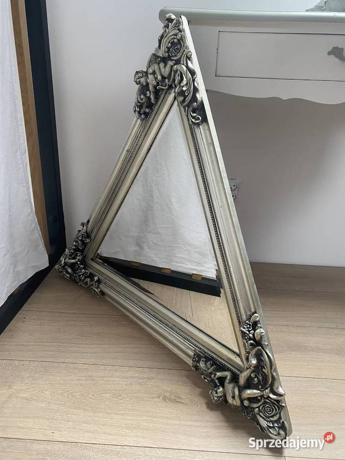 Lustro trójkątne nietypowe piękne