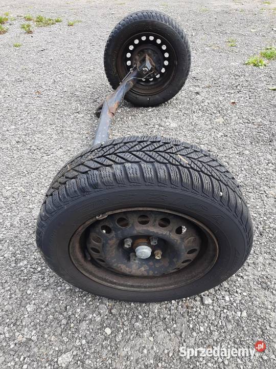 Kompletna os do przyczepki pod zbiornik 1000l Tuchów