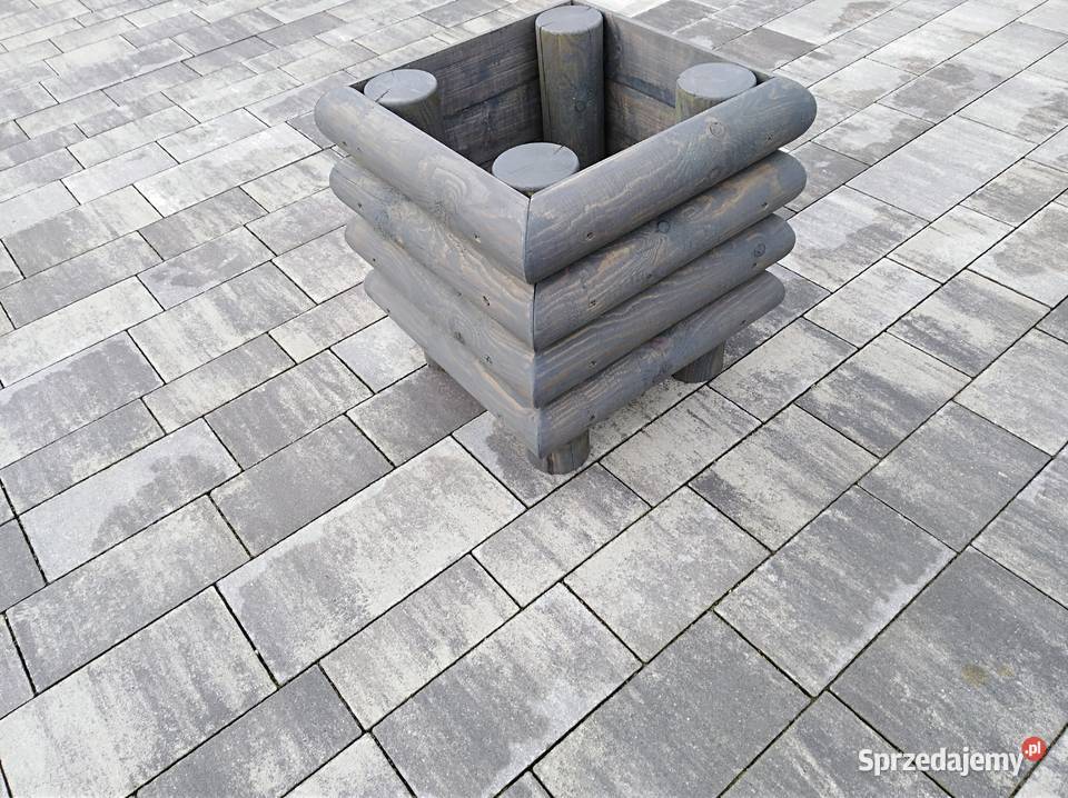 Donica ogrodowa drewniana na wymiar Donice Stare Siołkowice