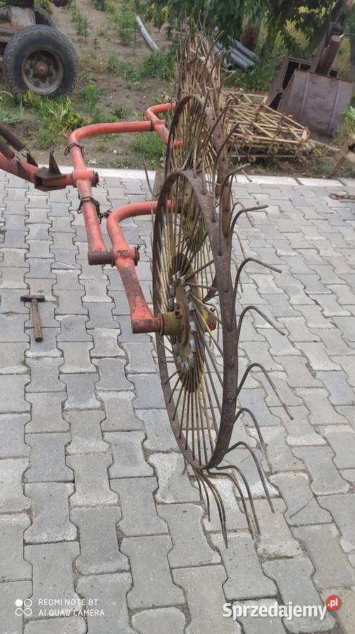 Przewracarko zgrabiarka 4 gwiazdowa zawieszana Zgrabiarki i przetrząsacze Bełżyce sprzedam