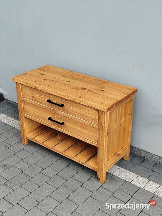 Komoda drewniana 100x50x75 kolor dąb styl Zduńska Wola