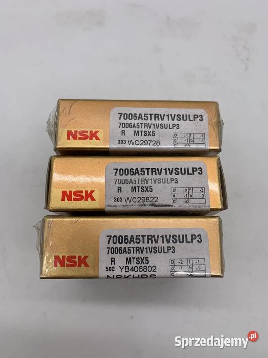 Łożysko 7006A5TRV1VSULP3 NSK 55mm mazowieckie Warszawa