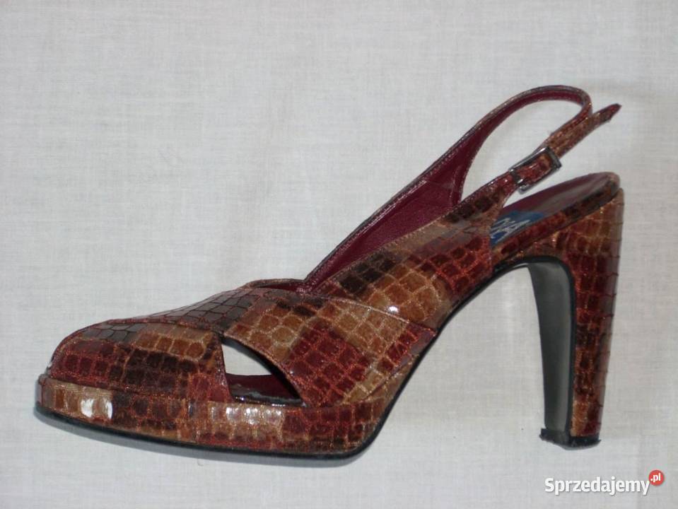 DA Włoskie Eleganckie buty vintage 38 39 inna Nowy Sącz