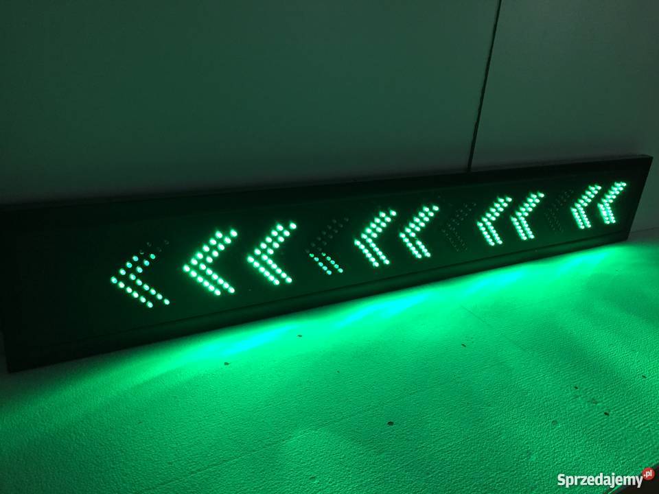 Strzałka migająca LED 120x19 zewnętrzna NOWA