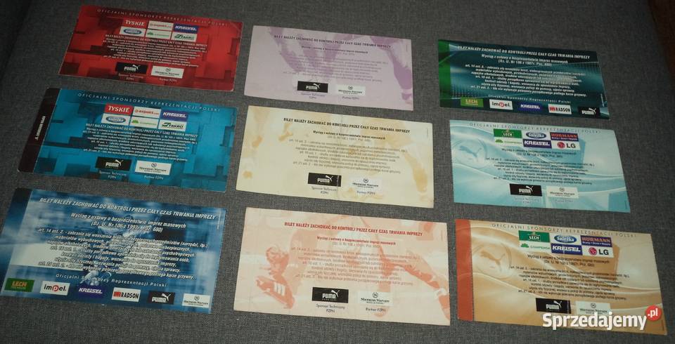 Bilet wstępu mecz piłka nożna siatkówka zapasy Pozostałe