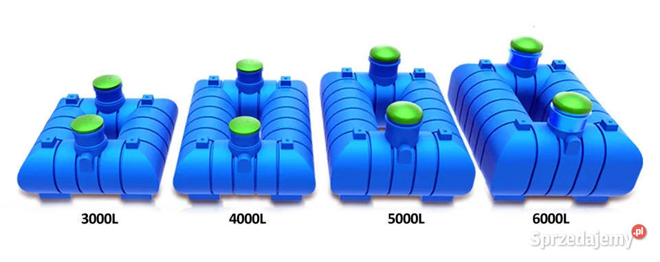 ZBIORNIK NA WODĘ DESZCZOWĄ 5000L FLAT