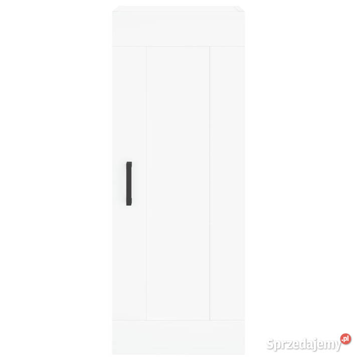 Wysoka szafka biała 345x34x180 materiał mazowieckie