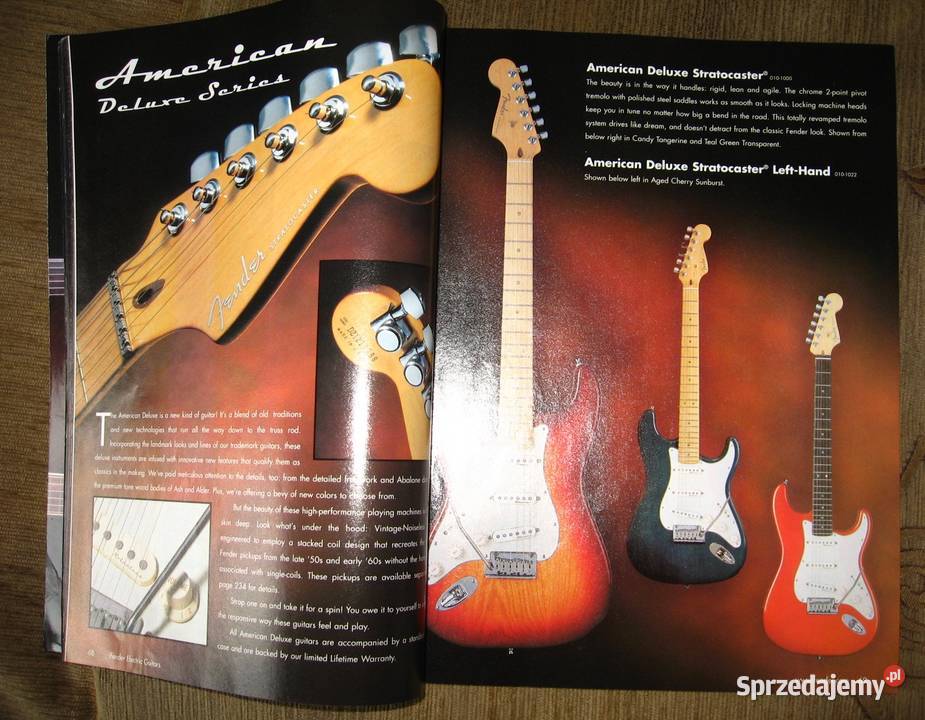 Fender Frontline 2002 katalog Fender pomorskie