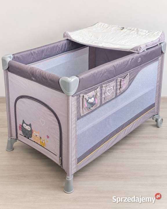 Łóżeczko turystyczne Baby Design Dream Grey z Wrocław