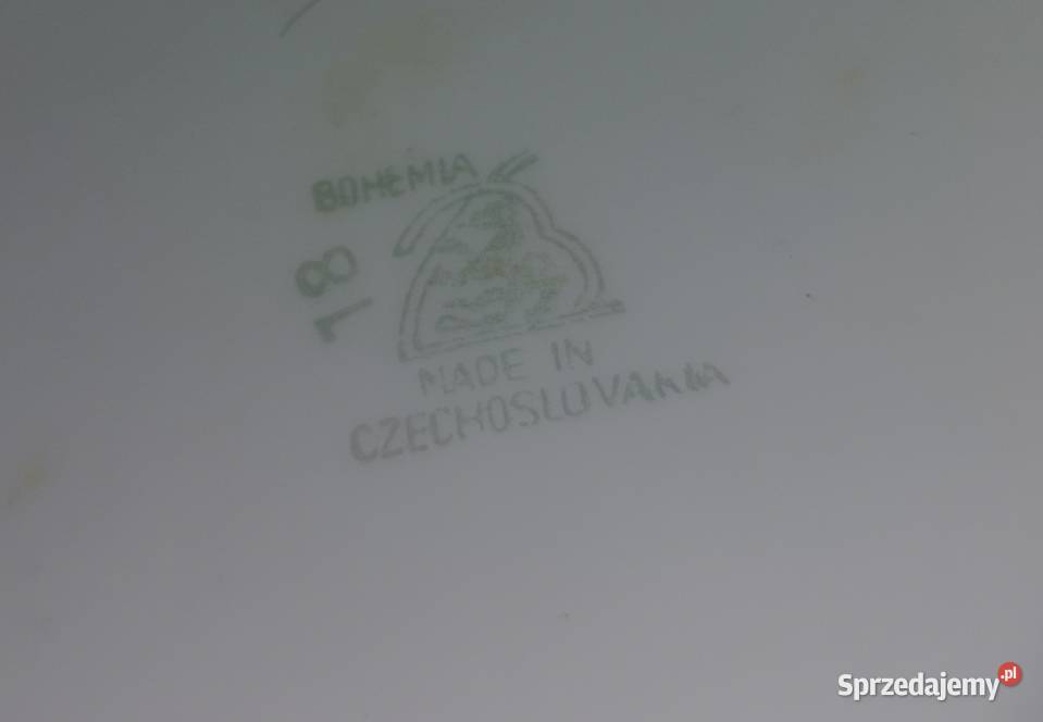 Salaterka i 8 miseczek ze scenką antyczną Gdańsk