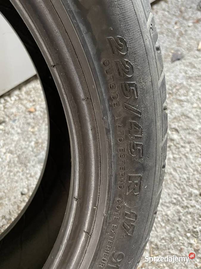 Opony Michelin 22545 r17 lato lubuskie Jesiona sprzedam