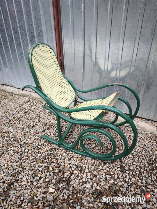 Fotel bujany Thonet zabytkowy retro vintage Kraków