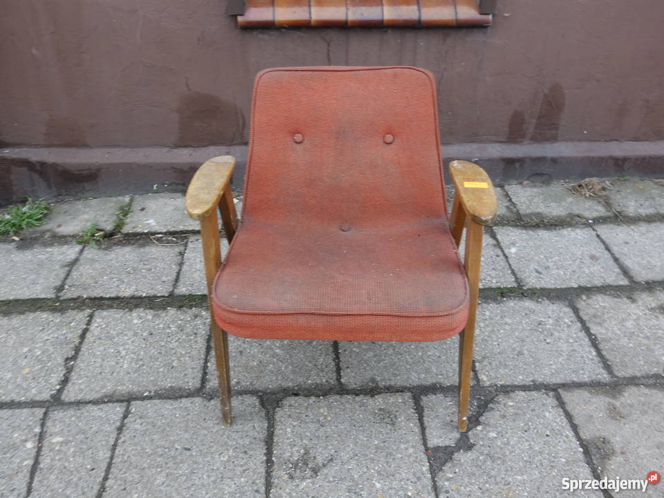 Fotel Chierowskiego 366 PRL do renowacji śląskie Tarnowskie Góry