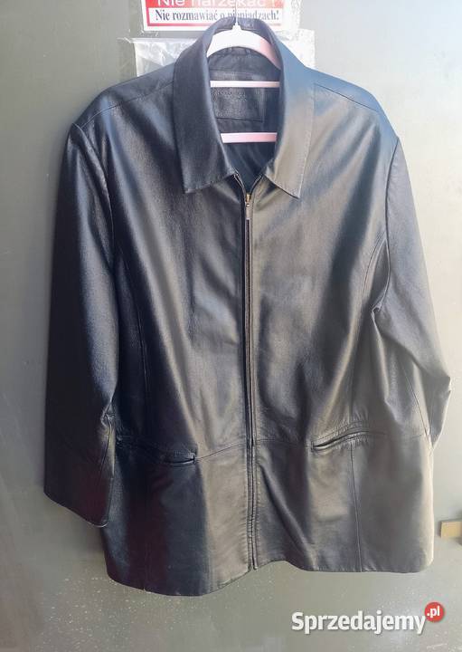 2XL3XL Skórzana kurtka z Londynu Genuin Leather
