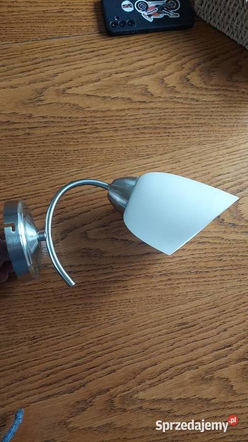Lampa kinkiet szklany klosz Oświetlenie zewnętrzne śląskie Bielsko-Biała sprzedam