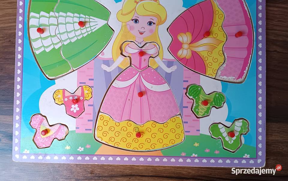 Anek dzieci Puzzle drewniane dziewczynki smyk Zbylitowska Góra