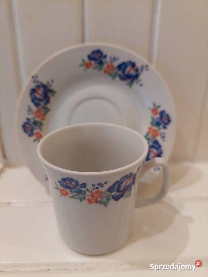 Komplet porcelanowy do mokki Łódź
