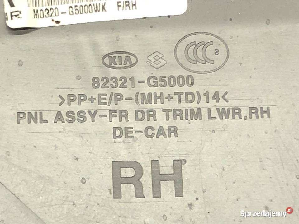 BOCZEK DRZWI PRAWY PRZÓD KIA NIRO Minivan podkarpackie