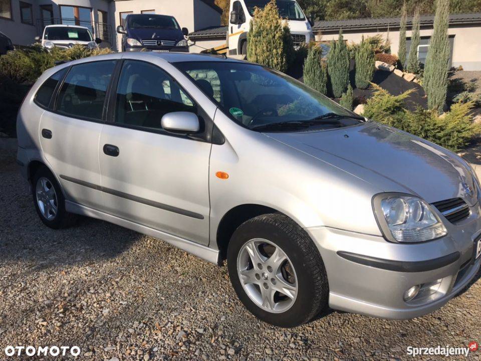 Nissan Almera Tino 18 zadbane wnętrze srebrny Chrzanów