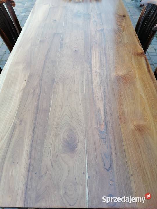 100 drzewo Teekowe stół 7 krzeseł Wąwolnica