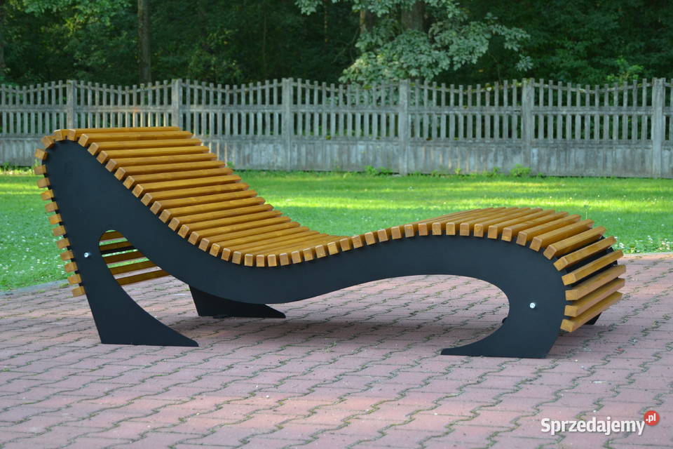 Leżak ogrodowy miejski parkowy L004