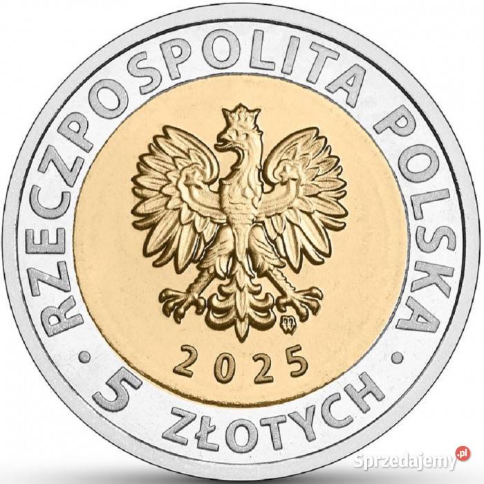 moneta 5 2025 TYKOCIN Warszawa