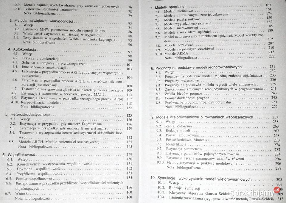 Ekonometria Metody i ich zastosowanie Aleksander Kultura i Rozrywka lubelskie Chełm
