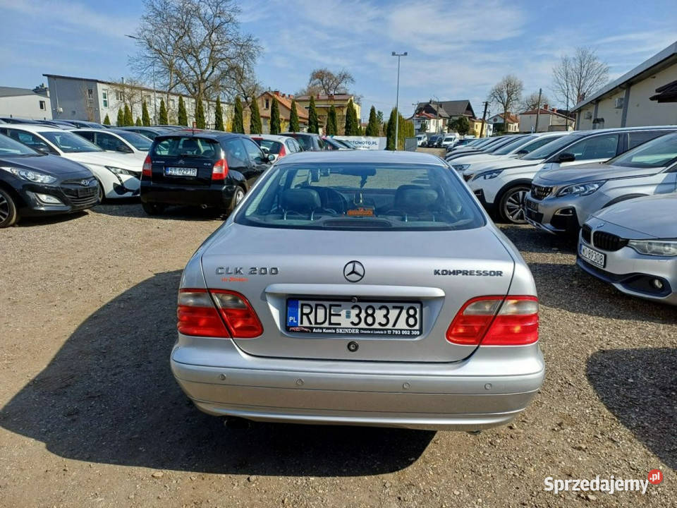 Mercedes CLK 200 Kamera Alu Klima Skóra El isofix Chrzanów