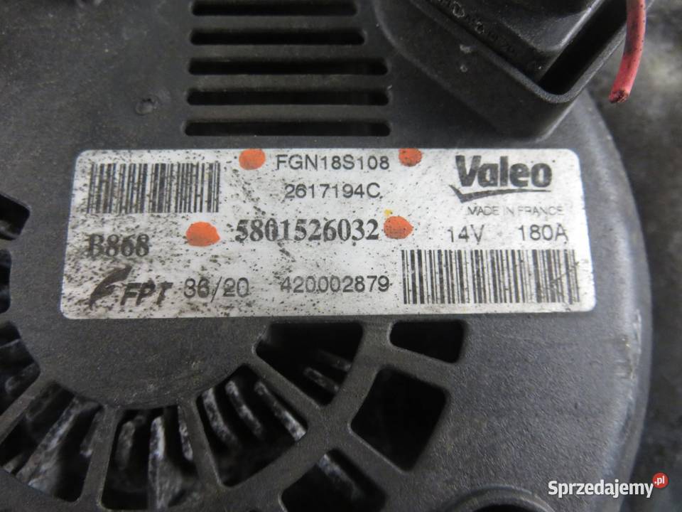 ALTERNATOR IVECO DAILY VI Furgon 30 F1CFA401C małopolskie