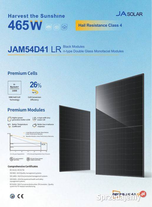 JA Solar JAM54D41 460LR FB