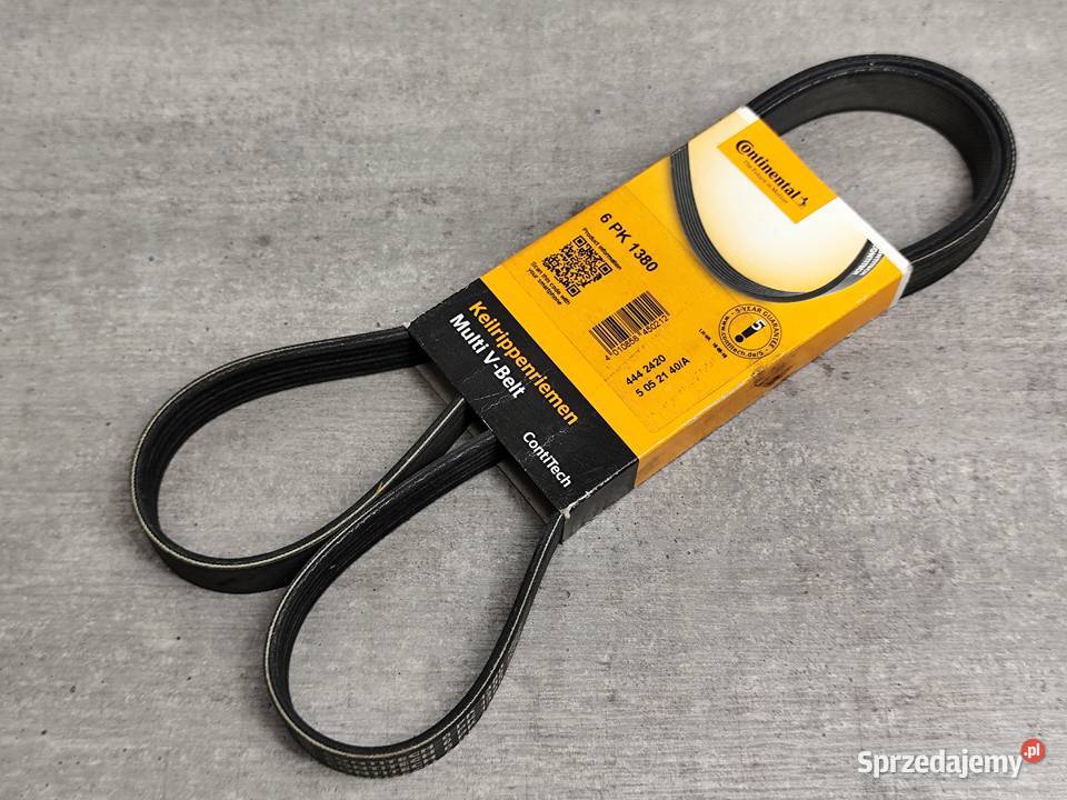 Pasek klinowy wielorowkowy CONTITECH 6PK1380 Kalinówka Kościelna