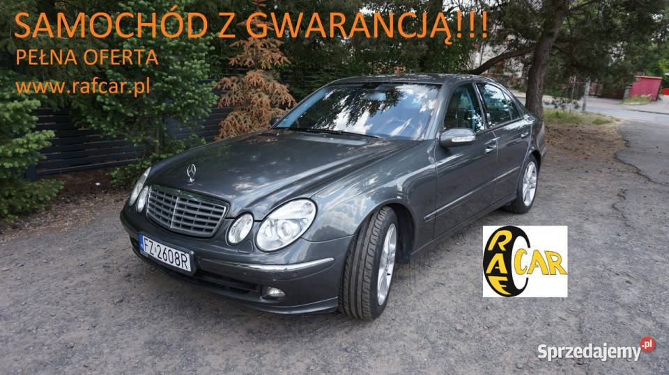 Mercedes E 200 automat Gwarancja W211 20022009 światła przeciwmgielne Zielona Góra