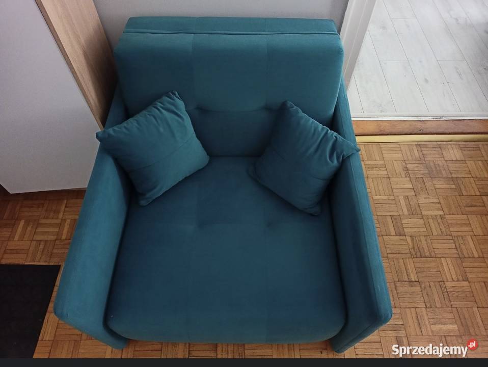 Sofa amerykanka turkusowa 93 LEO Poznań